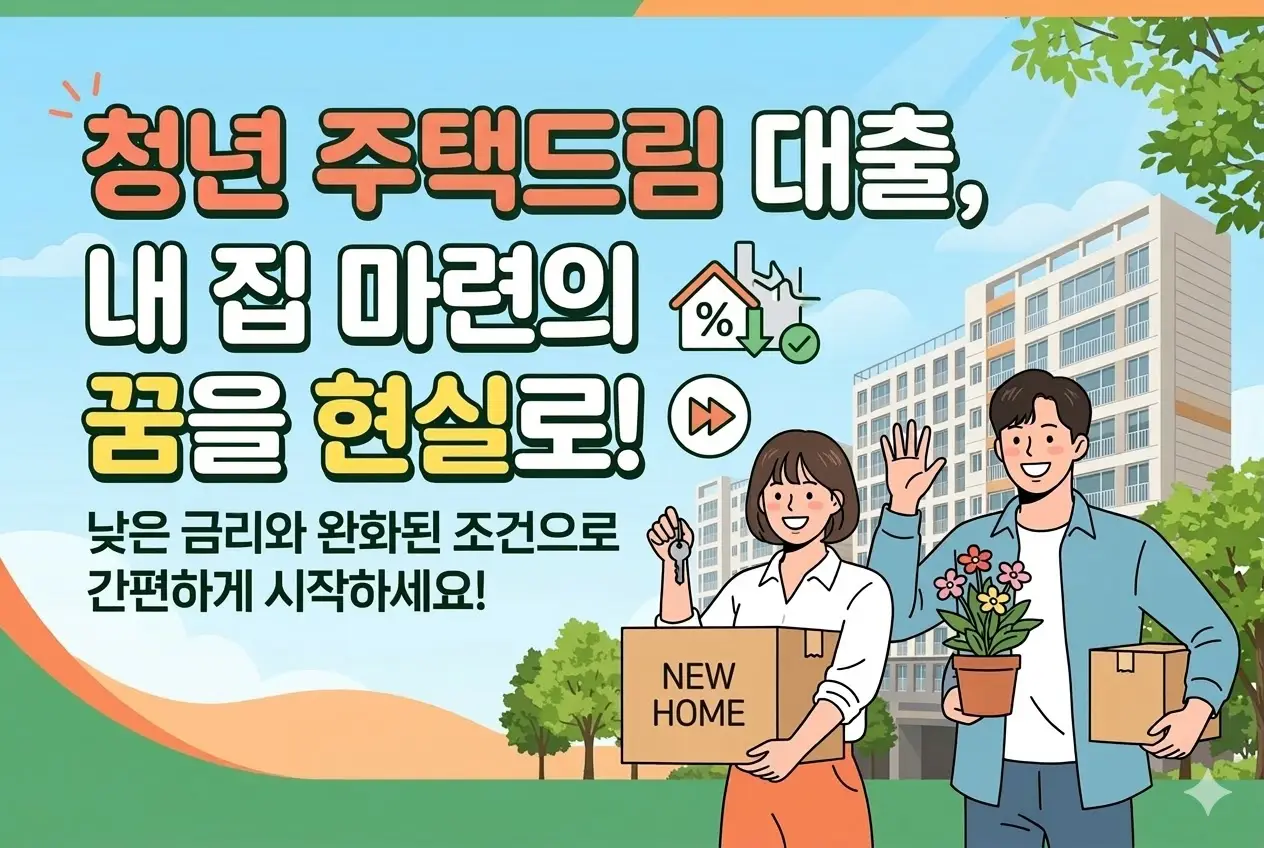 청년 주택드림 대출 신청방법 조건 금리 혜택 총정리