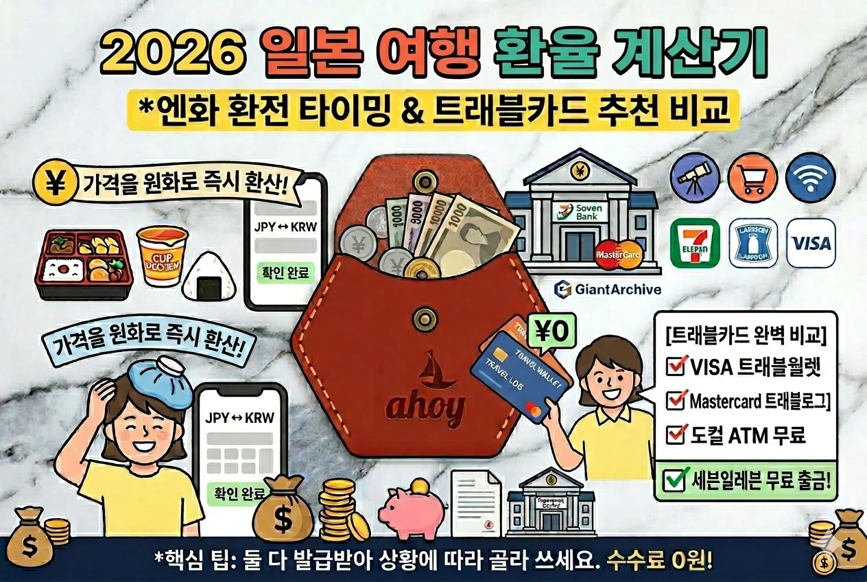 2026-일본-여행-환율-계산기-트래블카드-환전-총정리