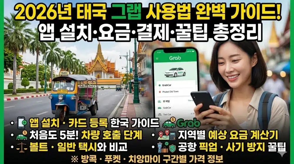 2026년-태국-그랩-사용법-앱-설치-요금-결제-꿀팁-총정리